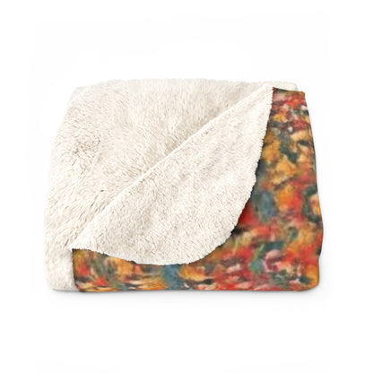 Parallel Sunsets Sherpa Fleece Blanket