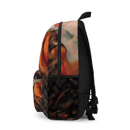 Burnt Umber Rocks Waterproof Art Backpack