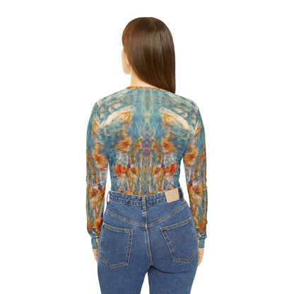 Water Spirits Women's Long Sleeve V-neck Shirt