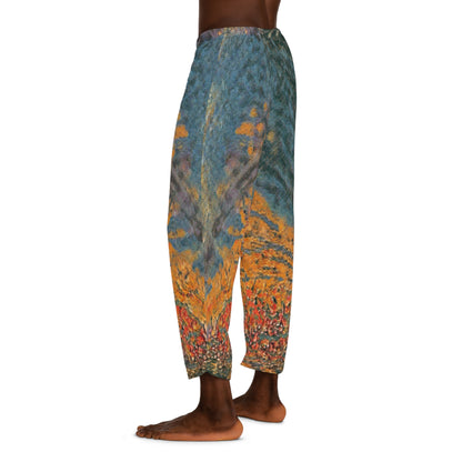 The Colors of Sunset Painting Men's Pajama Pants