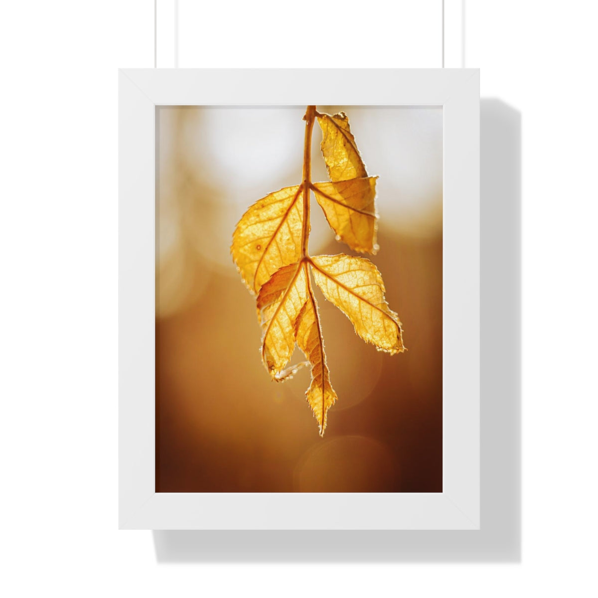 Leaves of Gold Framed Matte Print