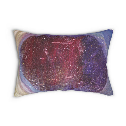 Plato's Cave Painting Lumbar Pillow