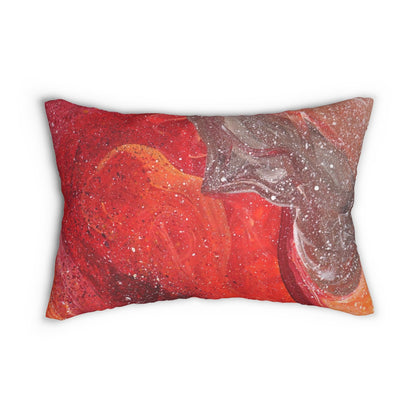 Waves of Creation Painting Lumbar Pillow