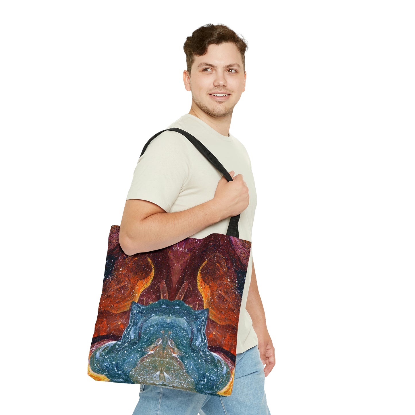 Cosmic Cell Division Art Tote Bag