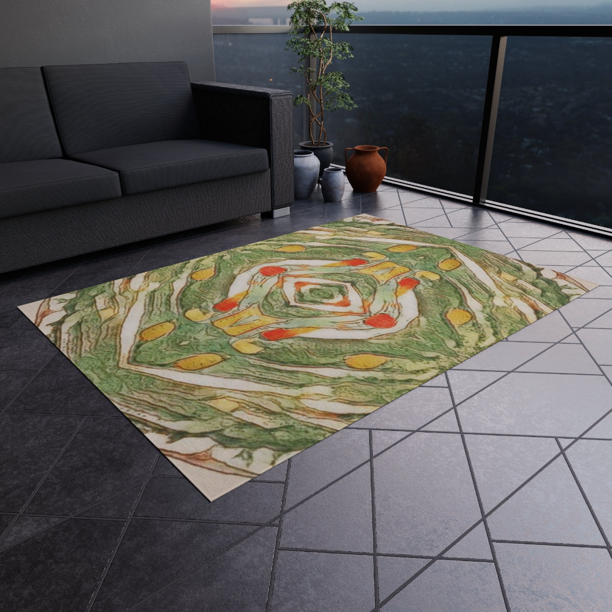 Earth Spirits Outdoor Rug