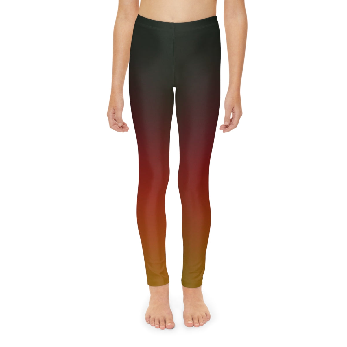 Deep Gem Tones Youth Leggings