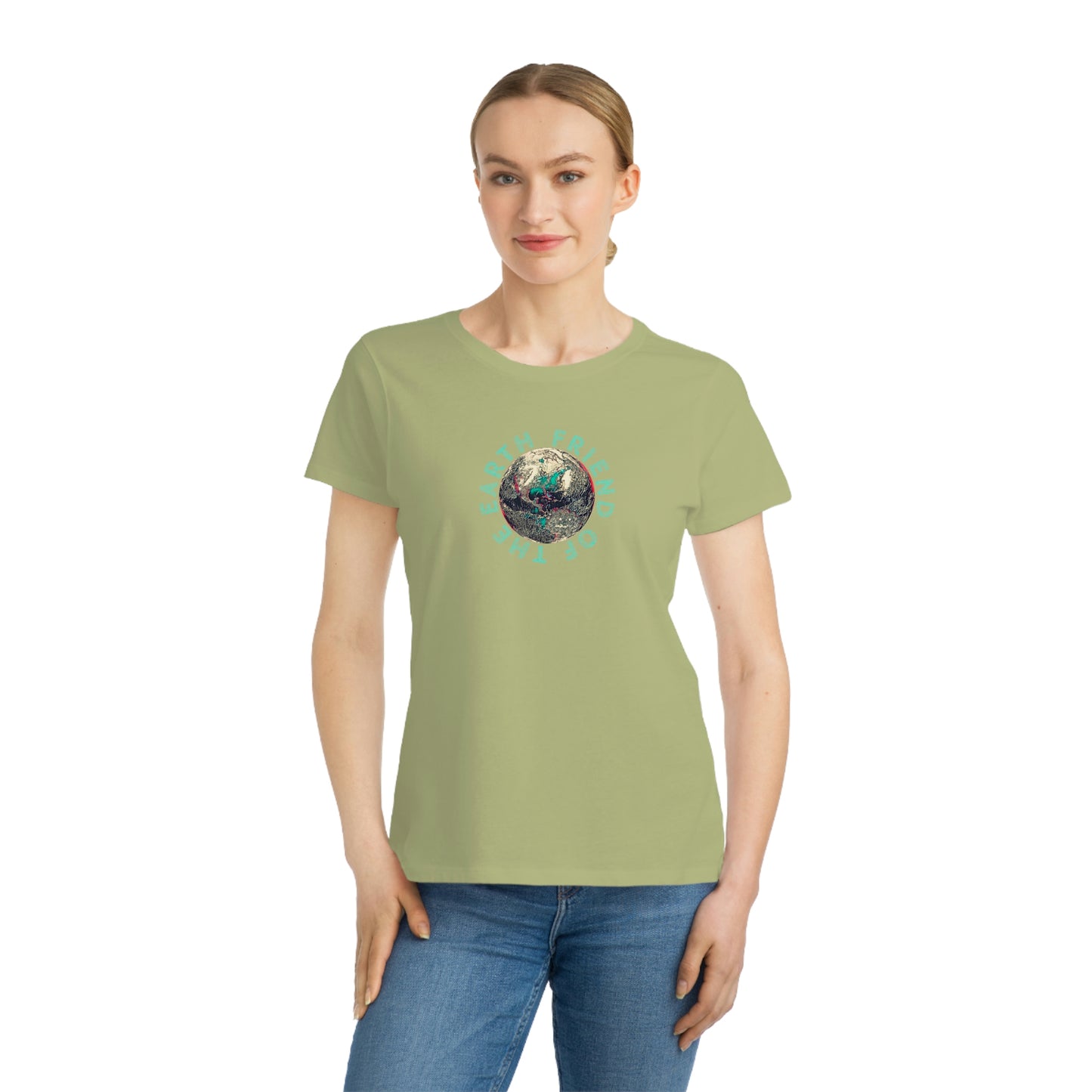 Friend of the Earth Globe Organic Cotton Women's T-Shirt