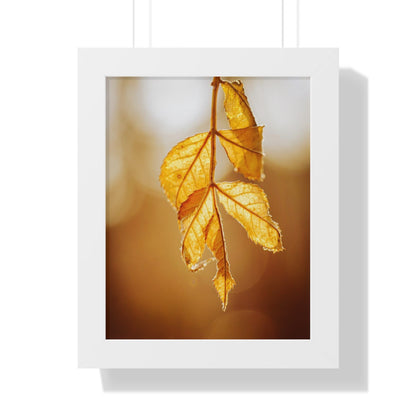 Leaves of Gold Framed Matte Print