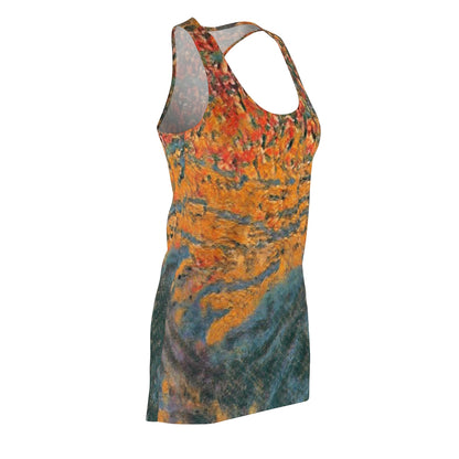 The Colors of Sunset Painting Slinky Women's Racerback Dress