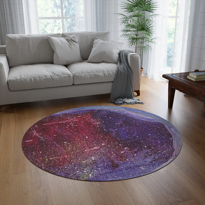 Plato's Cave Painting Round Rug