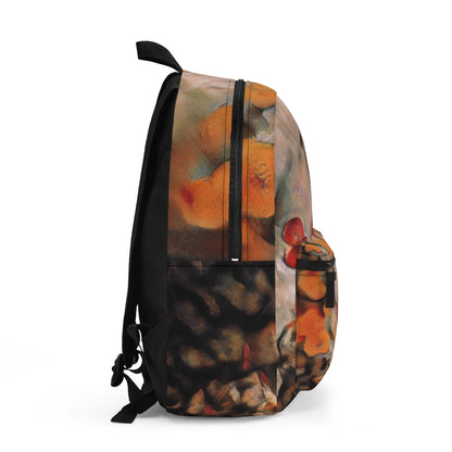 Burnt Umber Rocks Waterproof Art Backpack