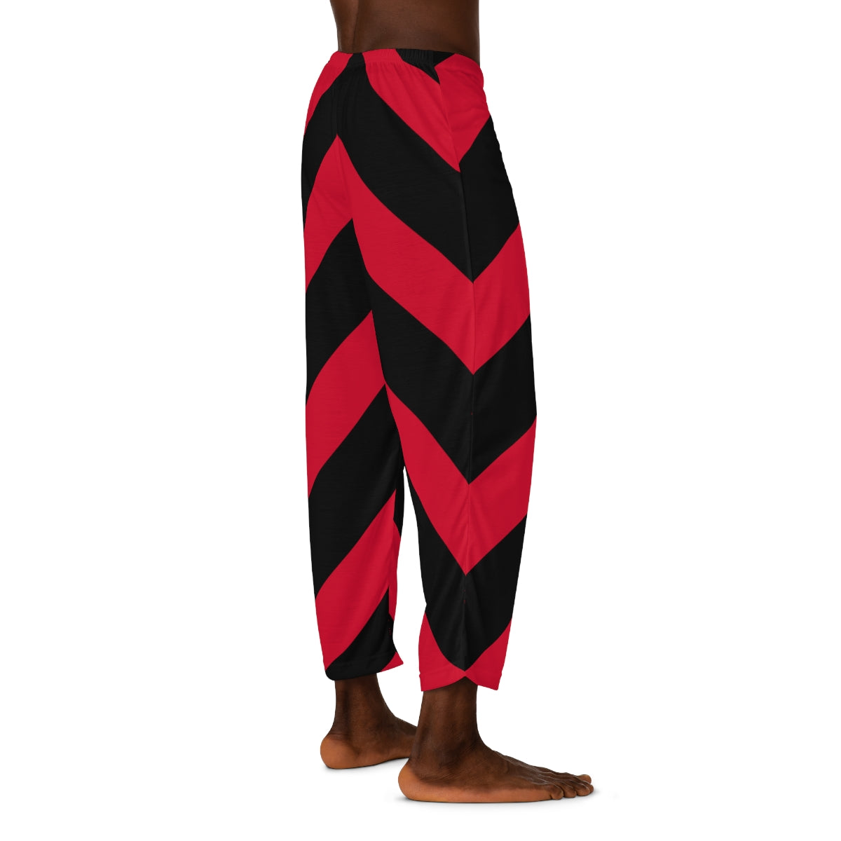 Red and black striped pajama 2024 pants