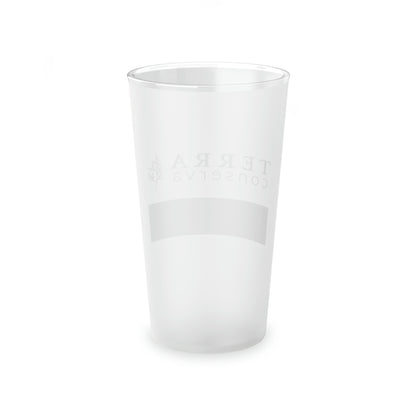 Terra Conserva Save the Earth 16oz Frosted Pint Glass