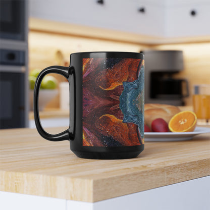 Cosmic Cell Division 15oz Black Mug