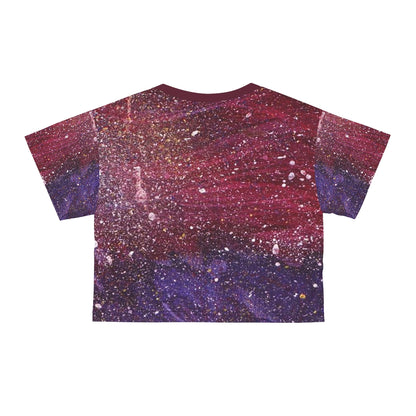 Plato's Cave Painting Cropped Tee