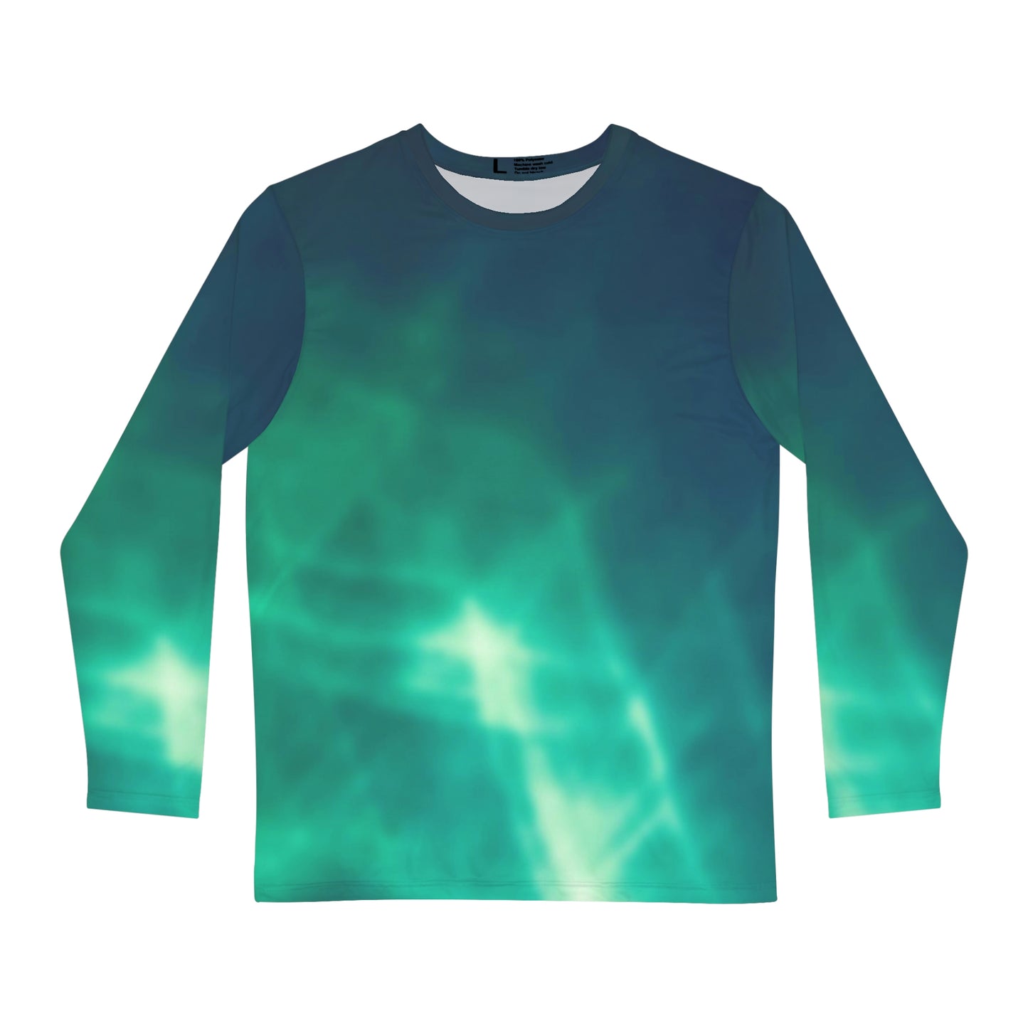 Electric Green Light Men's Long Sleeve Shirt