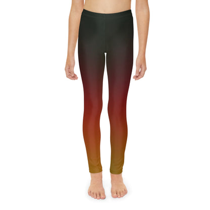 Deep Gem Tones Youth Leggings