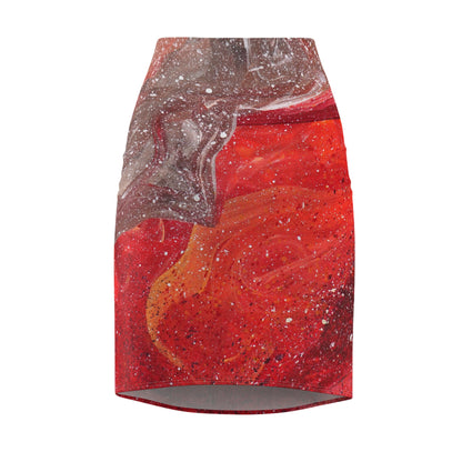 Waves of Creation Women's Pencil Skirt