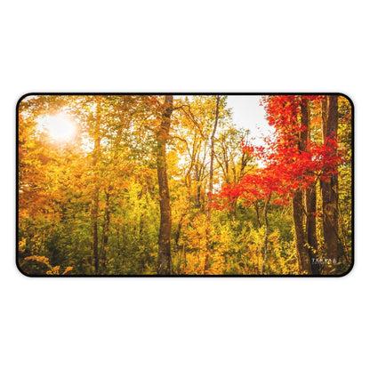 Happy Autumn Sun Full-Size Gaming Mousepad