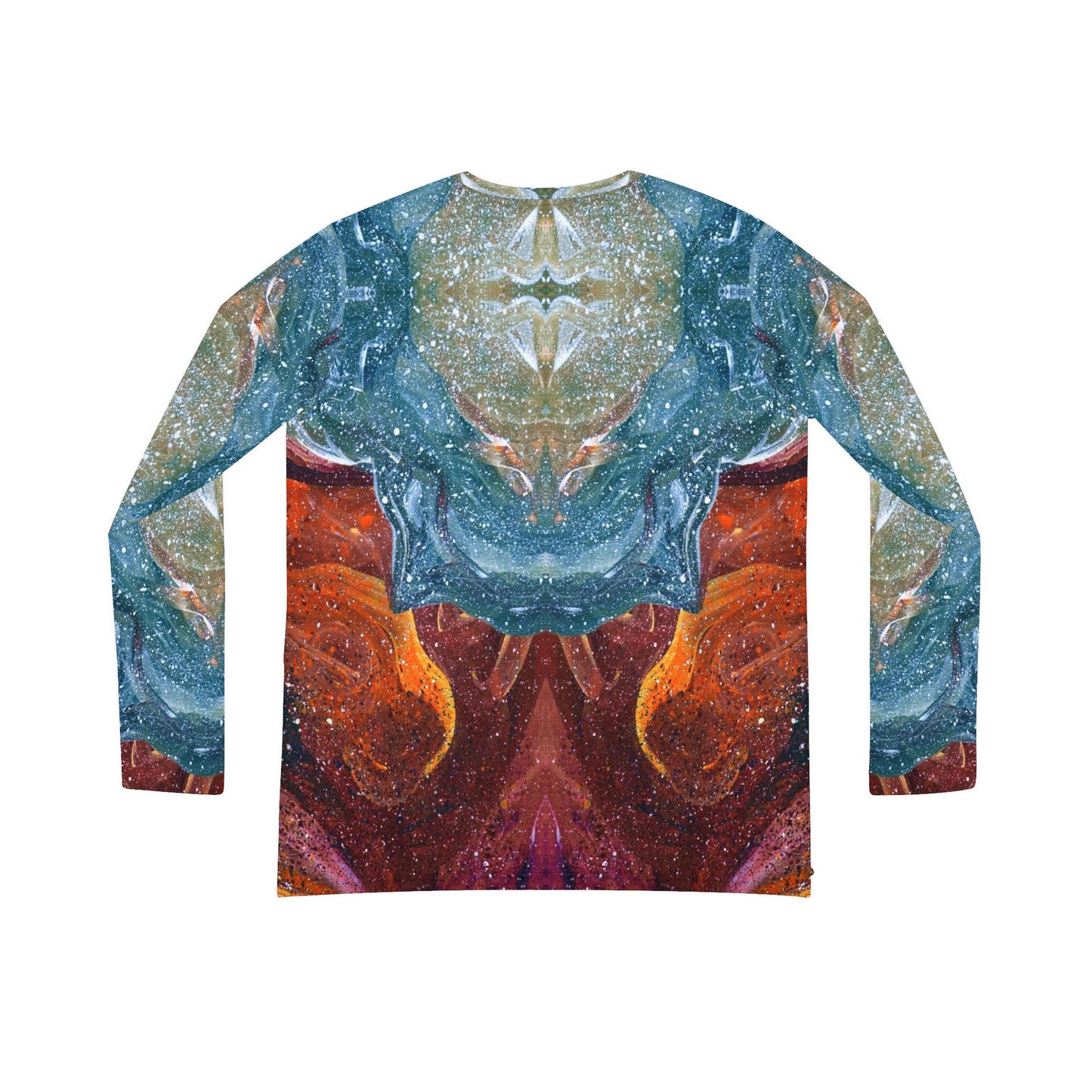 Cosmic Cell Division Women's Long Sleeve V-neck Shirt