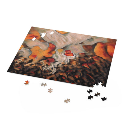 Burnt Umber Rocks Puzzle (120, 252, 500-Piece)