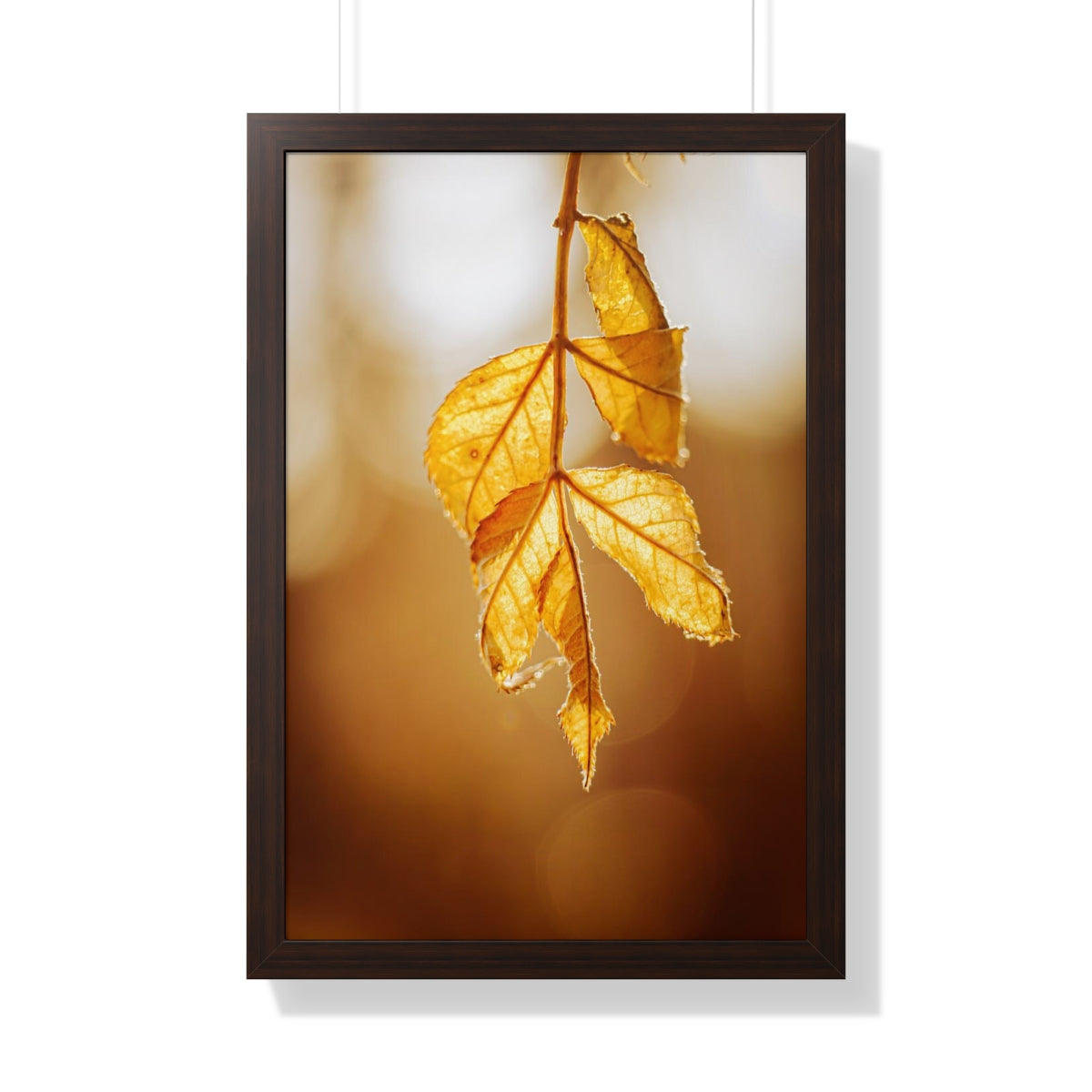 Leaves of Gold Framed Matte Print