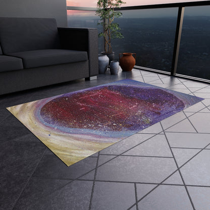 Plato's Cave Painting Outdoor Rug