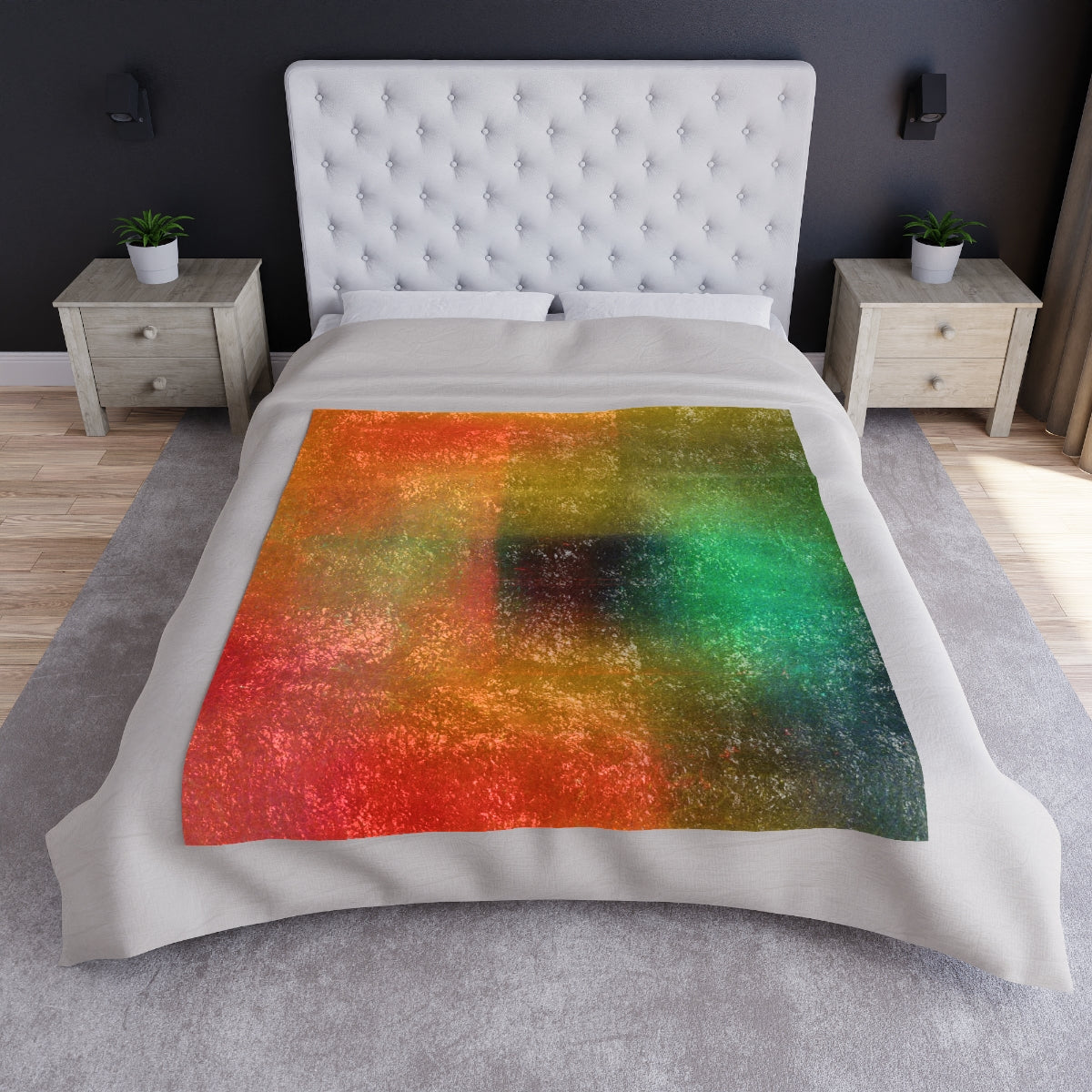 Divine Feminine Vibes Crushed Velvet Blanket