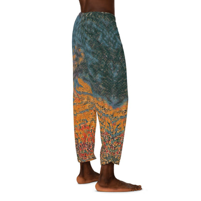 The Colors of Sunset Painting Men's Pajama Pants