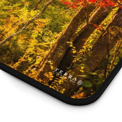 Happy Autumn Sun Full-Size Gaming Mousepad