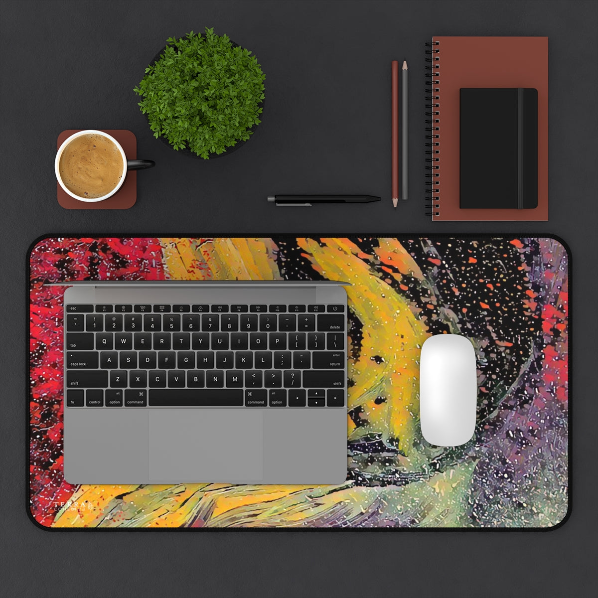 An Ocean of Color Full-Size Gaming Mousepad