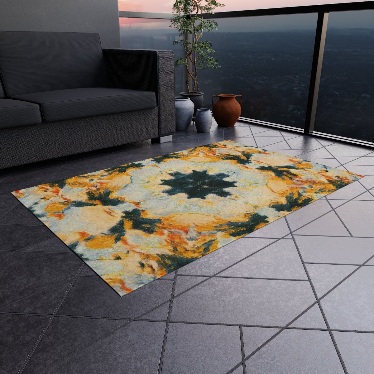 Guardians of the Light Outdoor Rug