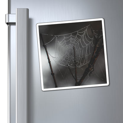 Dew on Spider Web Magnet