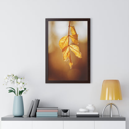 Leaves of Gold Framed Matte Print