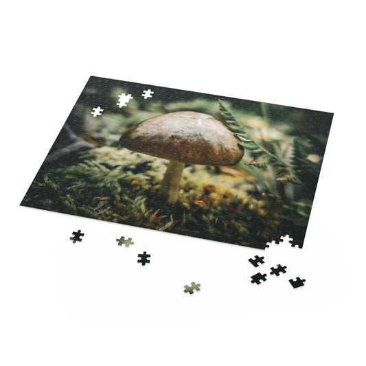 Mossy Mushroom House Puzzle (120, 252, 500-Piece)