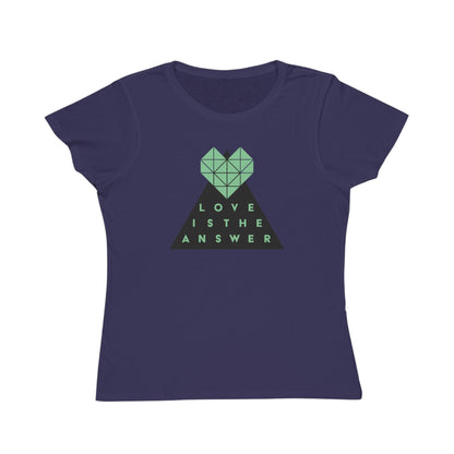 Love is the Answer Organic Cotton Women's T-Shirt