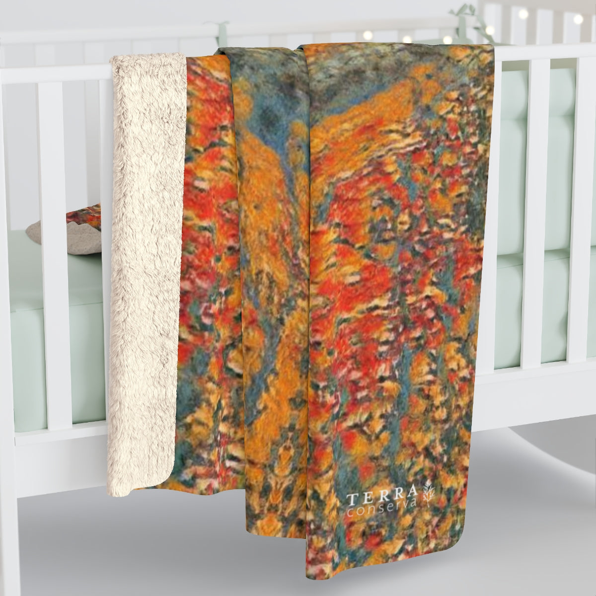 Parallel Sunsets Sherpa Fleece Blanket