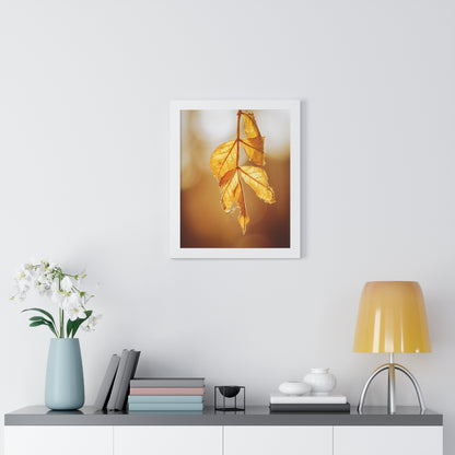 Leaves of Gold Framed Matte Print