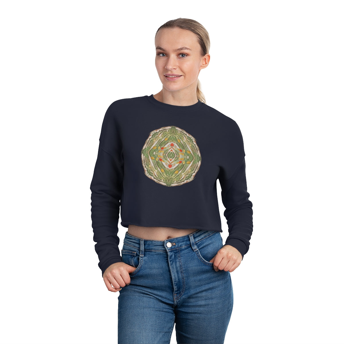 Earth Spirits Women's Cropped Sweatshirt