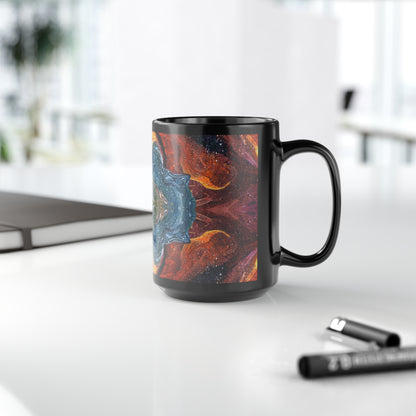 Cosmic Cell Division 15oz Black Mug