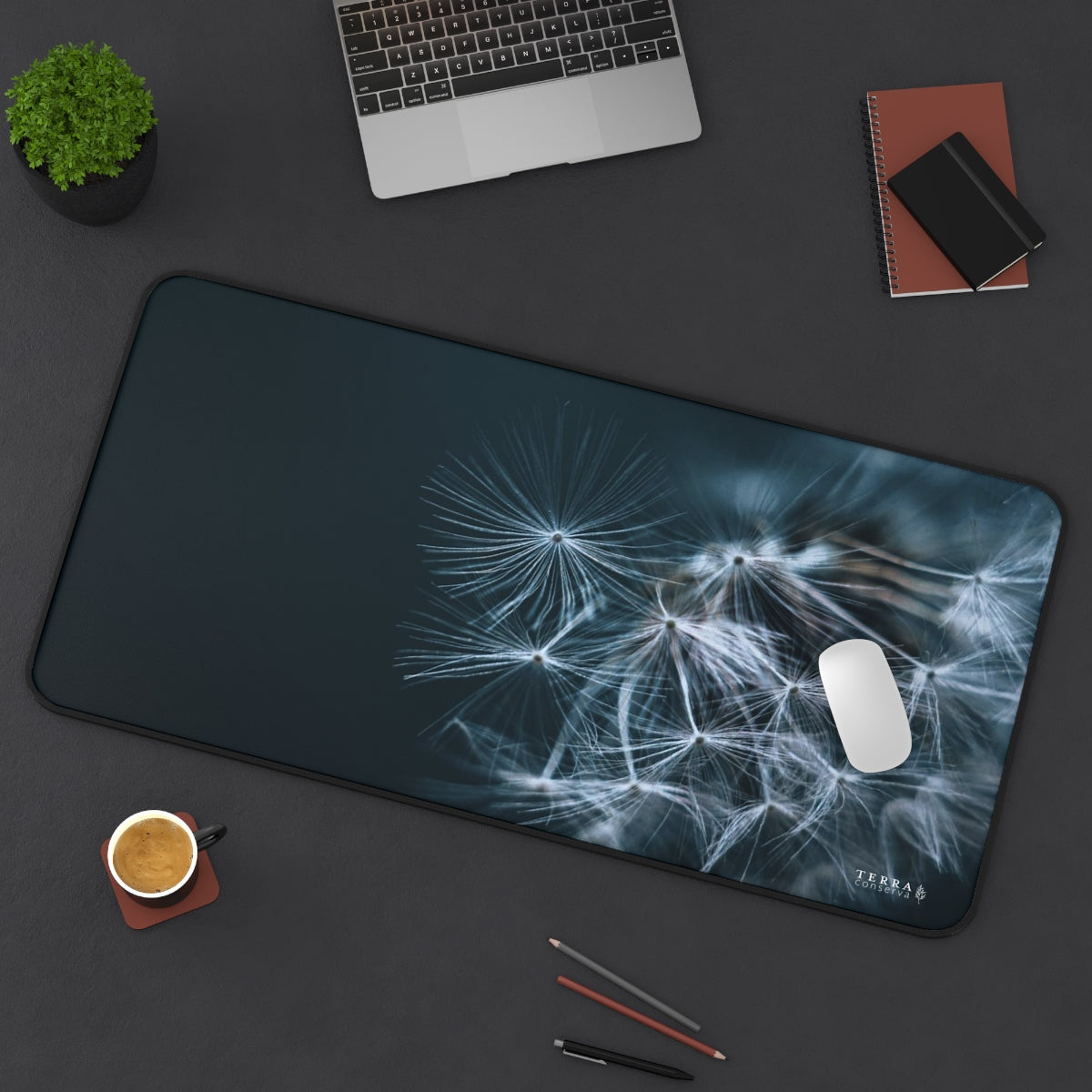 Macro Moody Dandelion Full-Size Gaming Mousepad