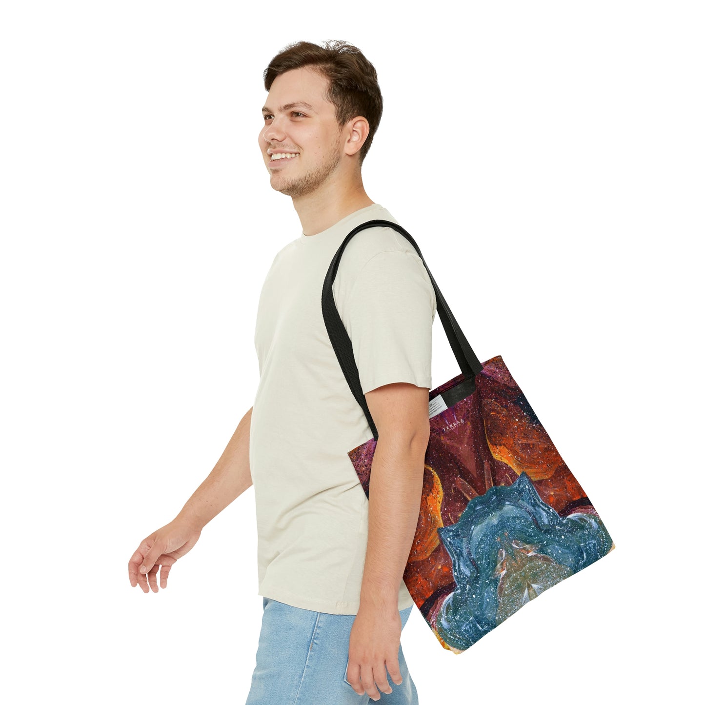 Cosmic Cell Division Art Tote Bag